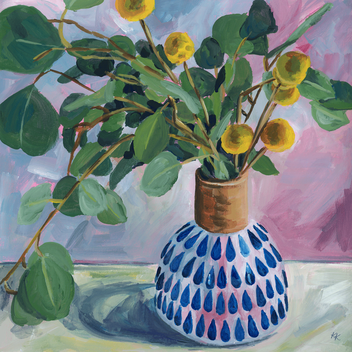 Eucalyptus in Vase