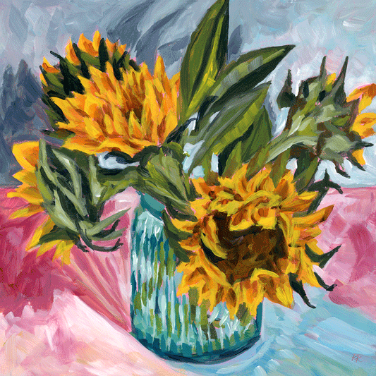 Sunflower in a Vase